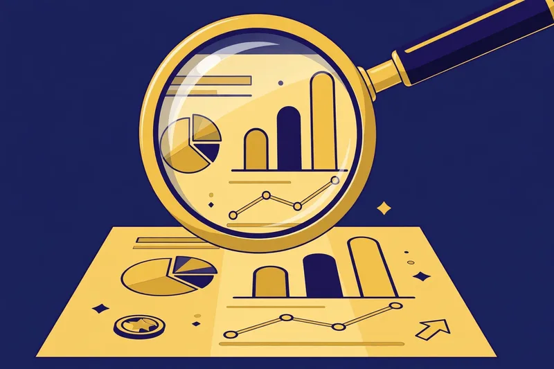 Close review of a credit report