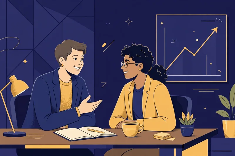 One-on-one financial wellness coaching session